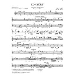 Carl Maria von Weber: Clarinet Concerto No.1 F minor Op.73 (Henle Urtext Edition)