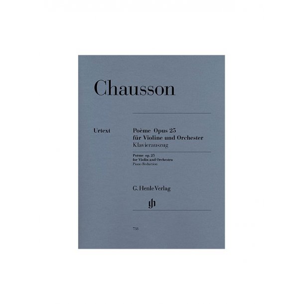 Ernest Chausson: Pome For Violin And Orchestra Op. 25 (Violin and Piano)
