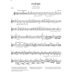 Ernest Chausson: Pome For Violin And Orchestra Op. 25 (Violin and Piano)
