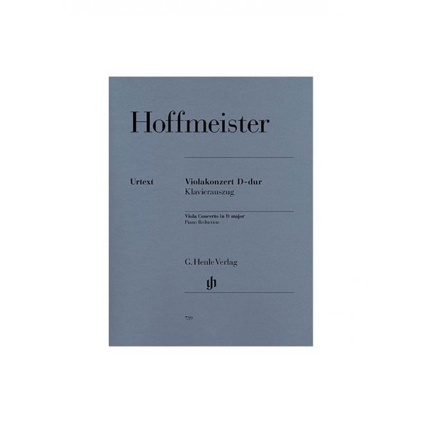 Franz Anton Hoffmeister: Viola Concerto In D (Violin and Piano)