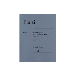 Alfredo Piatti: 12 Capricci op. 25 for Violoncello solo
