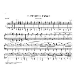 Antonn Dvork: Slavonic Dances Op. 46 For Piano Four-hands