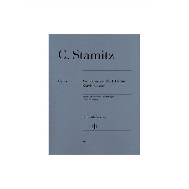 Carl Stamitz: Viola Concerto No.1 In D (Viola/Piano)