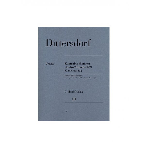 Karl Ditters von Dittersdorf: Double Bass Concerto in "E major" Krebs 172