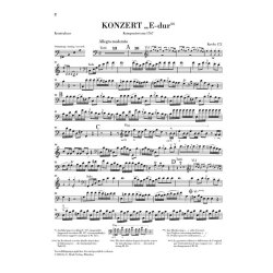 Karl Ditters von Dittersdorf: Double Bass Concerto in "E major" Krebs 172