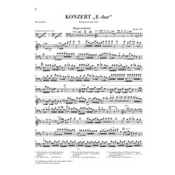 Karl Ditters von Dittersdorf: Double Bass Concerto in "E major" Krebs 172