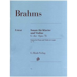 Johannes Brahms: Sonata For Piano And Violin In G Major Op.78