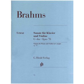 Johannes Brahms: Sonata For Piano And Violin In G Major Op.78