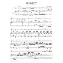 Wolfgang Amadeus Mozart: Concerto for Flute, Harp and Orchestra C major KV 299 (297c)