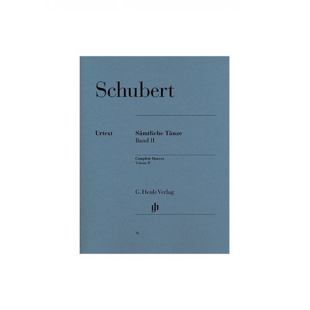 Franz Schubert: Complete Dances - Volume II (Henle Urtext Edition)