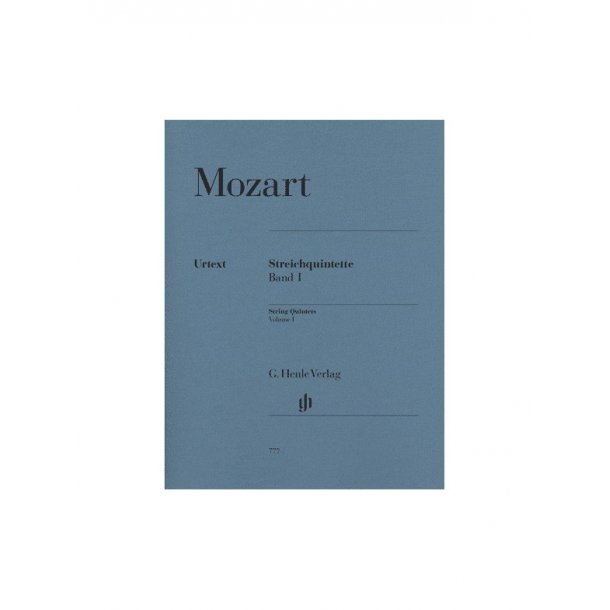 W.A. Mozart: String Quintets - Volume 1 (Henle Urtext Edition)