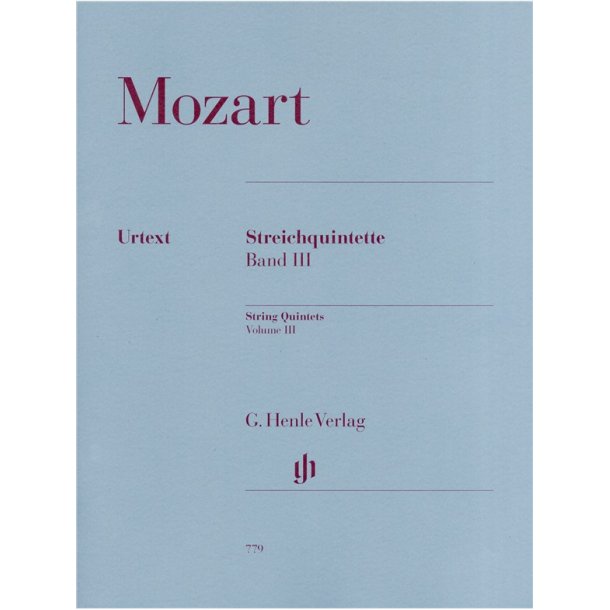 W.A. Mozart: Streichquintette Band III - Urtext (Score/Parts)