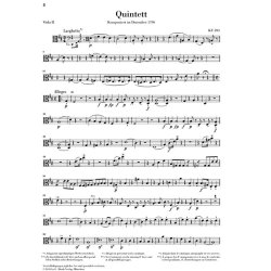 W.A. Mozart: Streichquintette Band III - Urtext (Score/Parts)