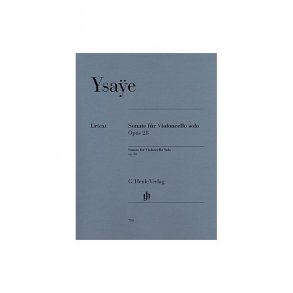Eugene Ysaye: Sonata For Cello Solo Op.28