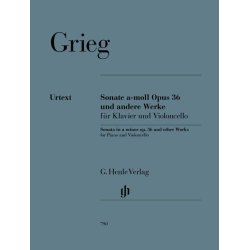 Edvard Grieg: Sonata In A Minor Op.36 And Other Works For Cello And Piano (Henle Urtext Edition)