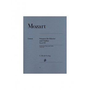 W.A. Mozart: Violin Sonatas - Volume 3 (Urtext Edition)