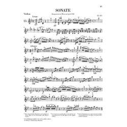 W.A. Mozart: Violin Sonatas - Volume 3 (Urtext Edition)