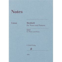 HENLE MANUSCRIPT NOTEBOOK NOTES SMALL A6 16 PAGES BK