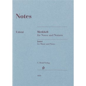 HENLE MANUSCRIPT NOTEBOOK NOTES SMALL A6 16 PAGES BK