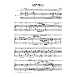 W.A.Mozart: Bassoon Concerto B Flat KV191(Henle Urtext Edition)