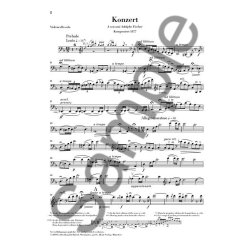 &Eacute;douard Lalo: Violoncello Concerto In D Minor - Cello/Piano (Urtext)