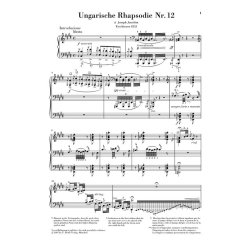 Franz Liszt: Hungarian Rhapsody No.12 (Henle Urtext Edition)