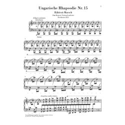 Franz Liszt: Hungarian Rhapsody No.15 - R&aacute;k&oacute;czi March