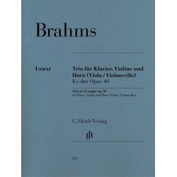 Brahms: Horn Trio E Flat Major Op. 40 (Score/Parts)