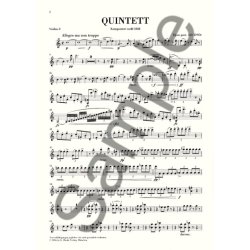Franz Schubert: String Quintet In C (Henle Urtext Edition) - Parts