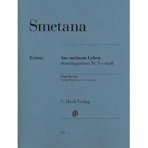 SMETANA AUS MEINEM LEBEN FROM MY LIFE STRING QUARTET NO 1 E MIN SC/PTS