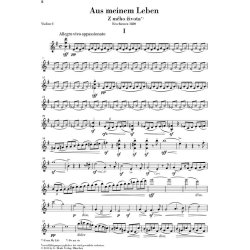 SMETANA AUS MEINEM LEBEN FROM MY LIFE STRING QUARTET NO 1 E MIN SC/PTS