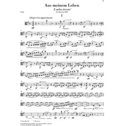 SMETANA AUS MEINEM LEBEN FROM MY LIFE STRING QUARTET NO 1 E MIN SC/PTS