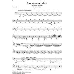 SMETANA AUS MEINEM LEBEN FROM MY LIFE STRING QUARTET NO 1 E MIN SC/PTS