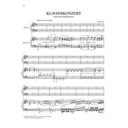 Ludwig van Beethoven: Piano Concerto Op.61a After The Violin Concerto Op.61