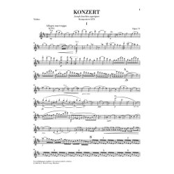 Johannes Brahms: Violin Concerto In D Major Op.77 - Piano Reduction