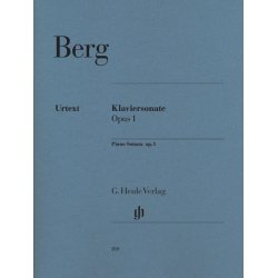 Alban Berg: Piano Sonata Op.1 (Henle Urtext)