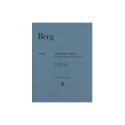 Alban Berg: Four Pieces For Clarinet And Piano Op.5 (Henle Urtext Edition)