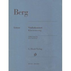 Alban Berg: Violin Concerto - Urtext (Violin/Piano)
