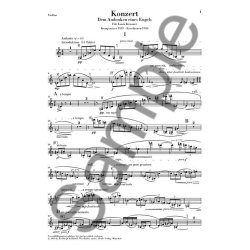 Alban Berg: Violin Concerto - Urtext (Violin/Piano)