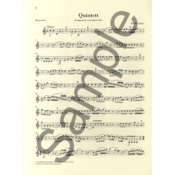 W.A. Mozart: Horn Quintet In E flat K.407 (386c) - Urtext Parts