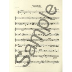W.A. Mozart: Horn Quintet In E flat K.407 (386c) - Urtext Parts