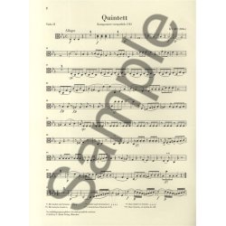 W.A. Mozart: Horn Quintet In E flat K.407 (386c) - Urtext Parts