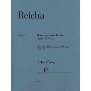 Anton Reicha: Quintet For Wind Instruments In E flat Op.88 No.2 (Parts)