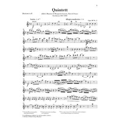 Anton Reicha: Quintet For Wind Instruments In E flat Op.88 No.2 (Parts)