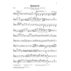 Anton Reicha: Quintet For Wind Instruments In E flat Op.88 No.2 (Parts)