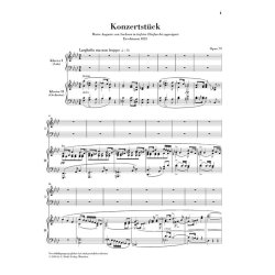 Carl Maria Von Weber: Concert Piece For Piano And Orchestra In F Minor Op.79 - Piano Reduction