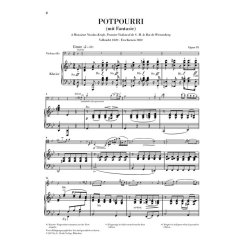 Johann Nepomuk Hummel: Potpourri Op.95 (Cello and Piano)