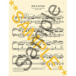 Maurice Ravel: Jeux d'eau (Henle Urtext Edition)
