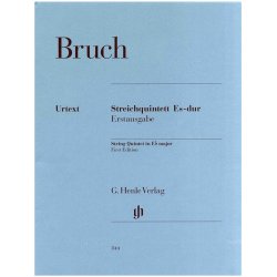 Max Bruch: String Quintet In E Flat - First Edition (Urtext)