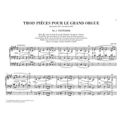 Cesar Franck: Three Pieces for the Grand Organ